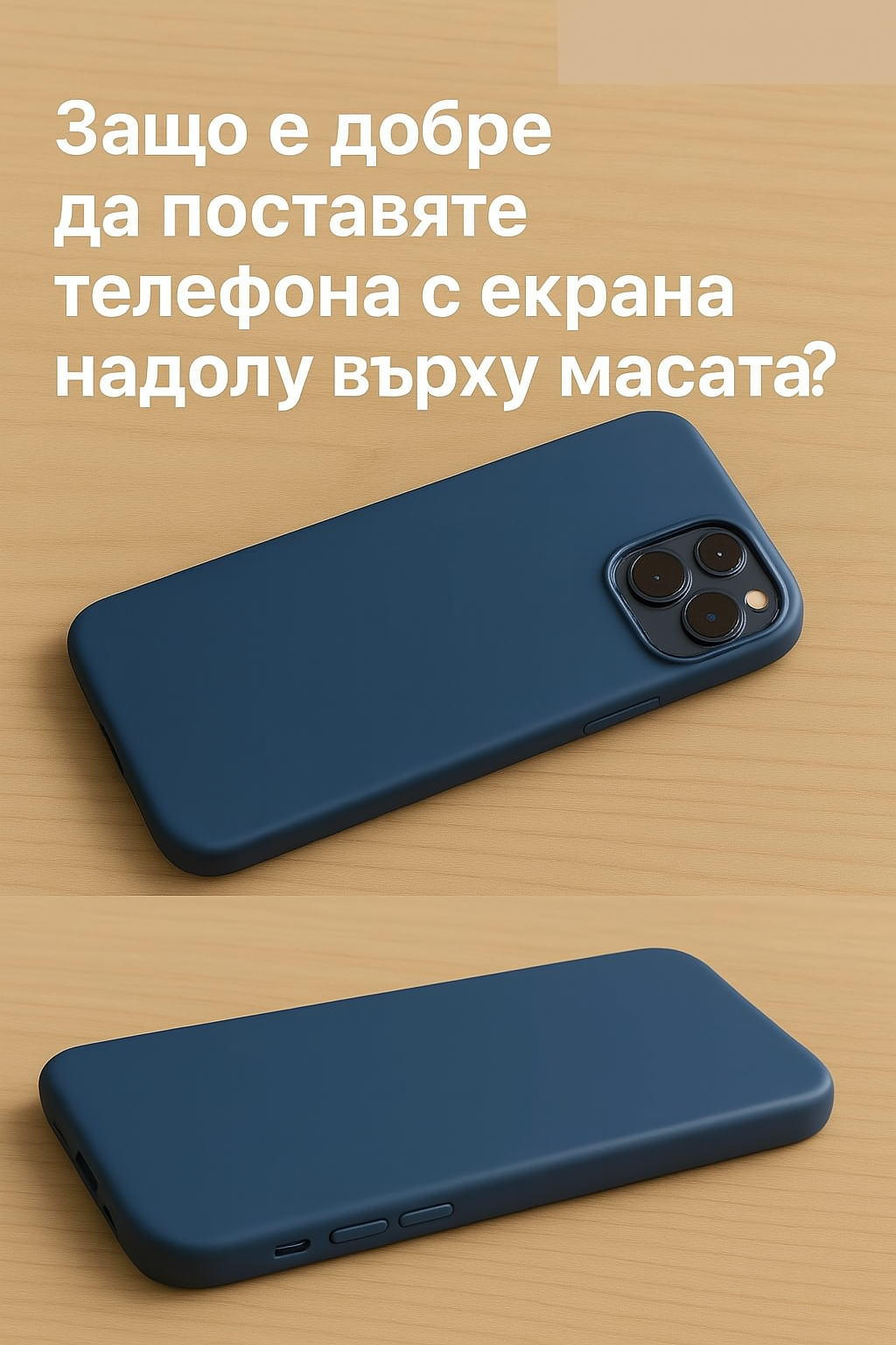 Защо е препоръчително да поставяте телефона с екрана надолу върху масата? 3 chatgpt image 27.07.2025 g. 13 52 31